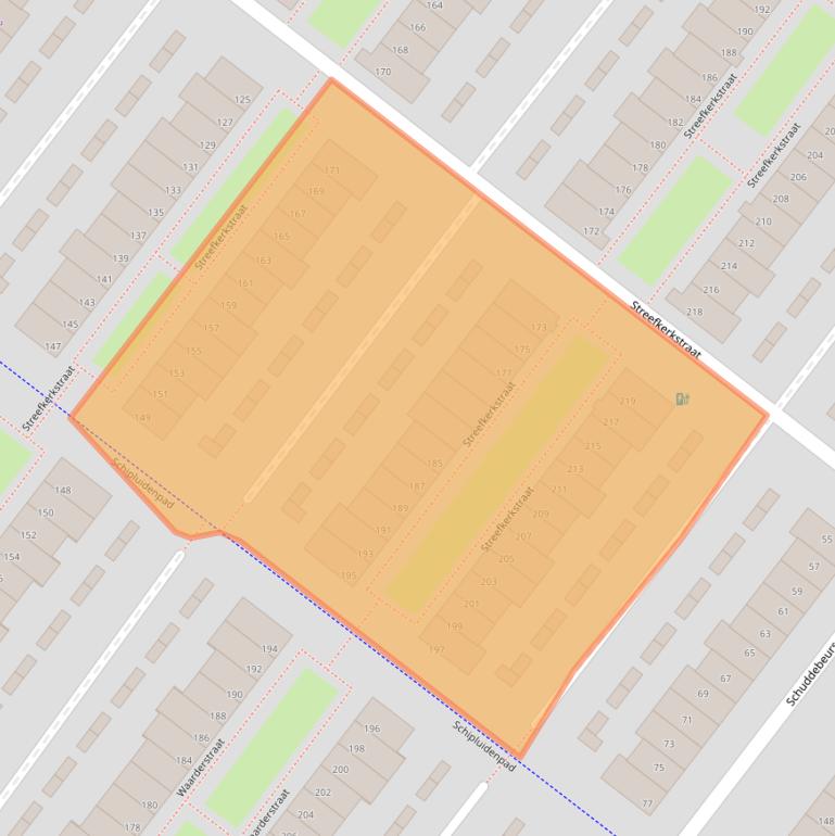 Kaart van postcodegebied 2729KS.