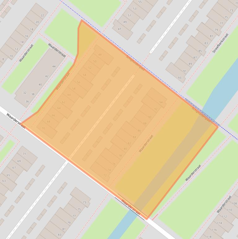 Kaart van postcodegebied 2729ME.