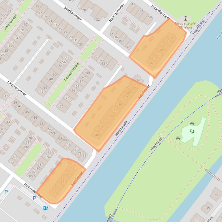 Kaart van postcodegebied 2729PL.