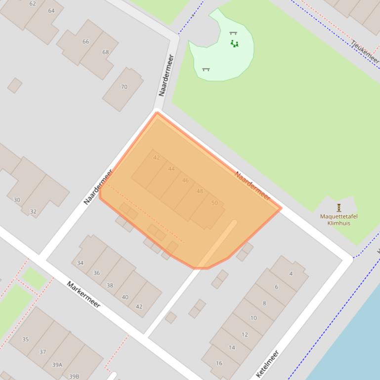 Kaart van postcodegebied 2729PT.