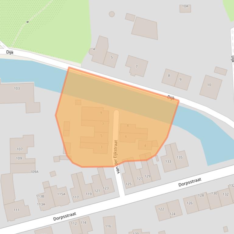 Kaart van postcodegebied 2731AJ.