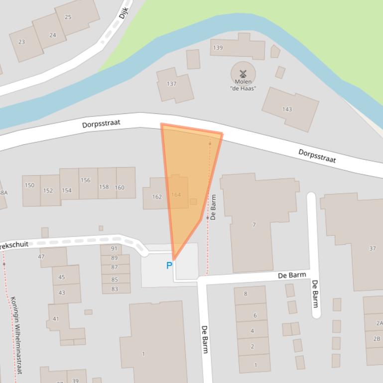 Kaart van postcodegebied 2731AV.