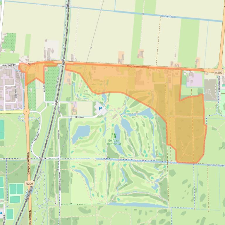 Kaart van postcodegebied 2731LA.