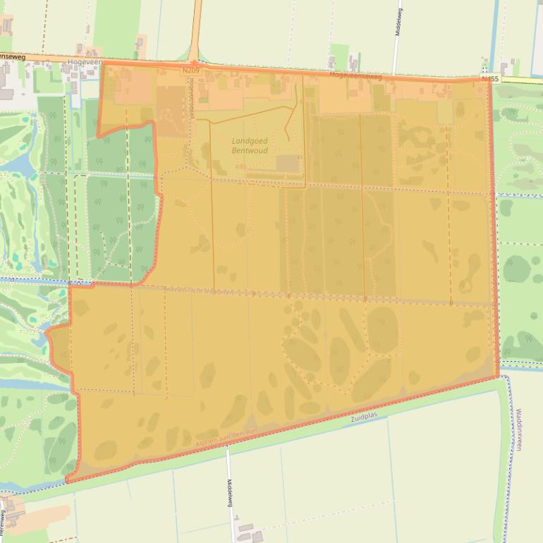 Kaart van postcodegebied 2731LB.