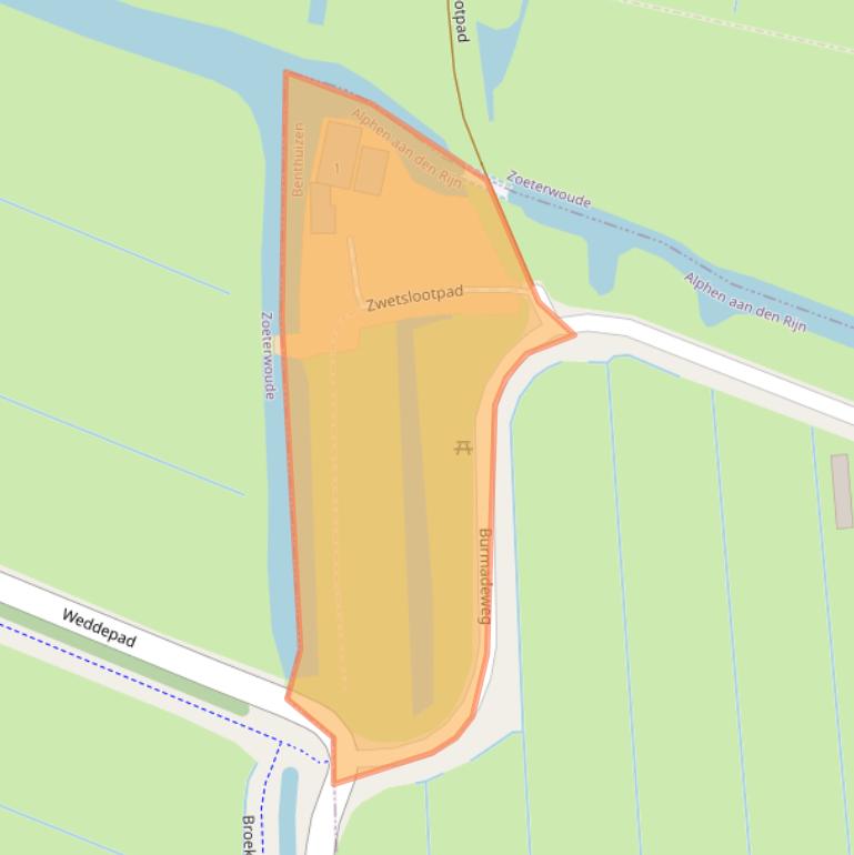 Kaart van postcodegebied 2731PW.