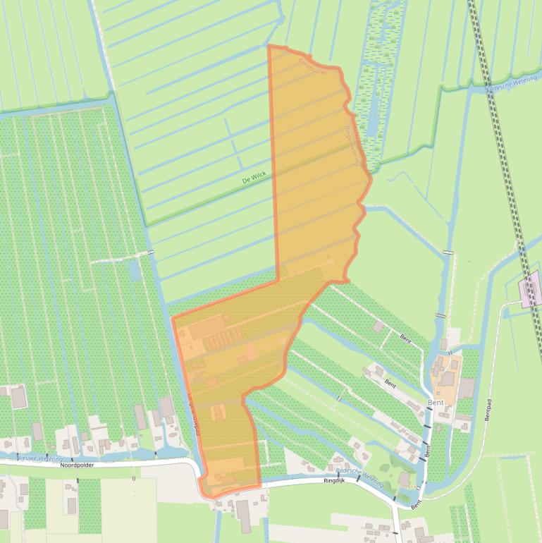 Kaart van postcodegebied 2731PX.