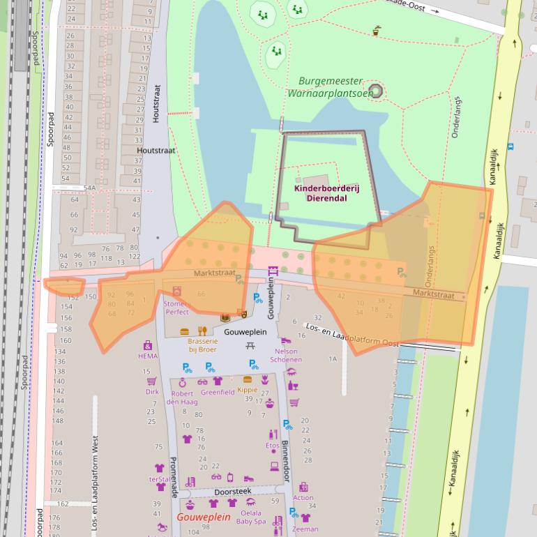 Kaart van postcodegebied 2741NK.
