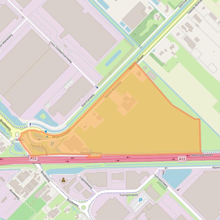 Kaart van postcodegebied 2742KL.