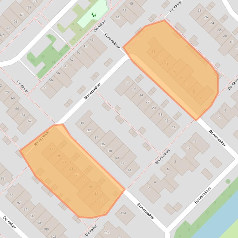 Kaart van postcodegebied 2743DW.