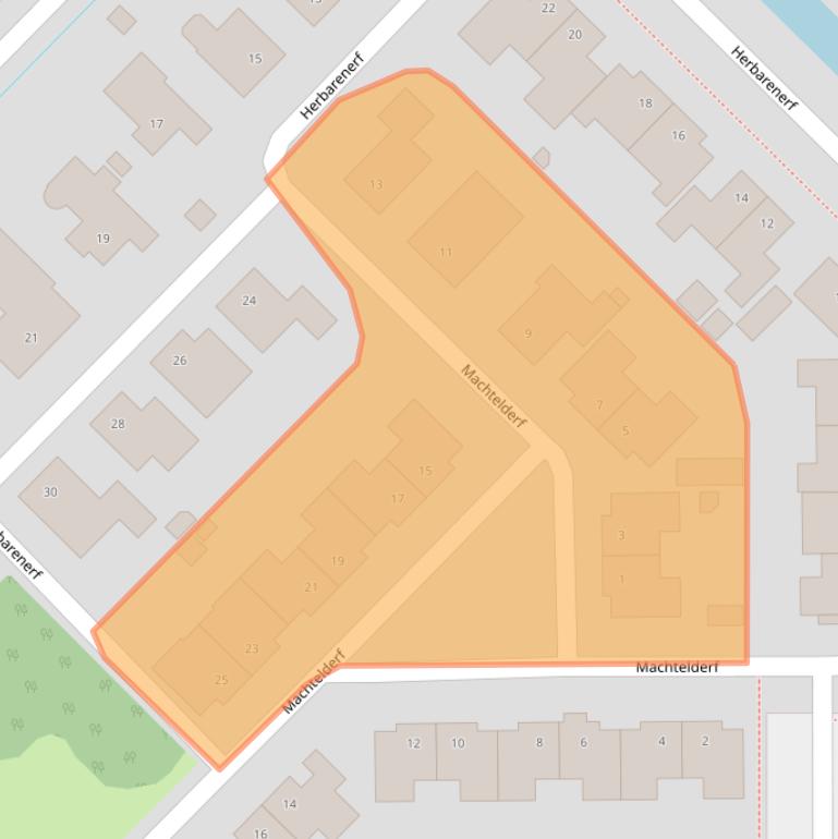 Kaart van postcodegebied 2743HD.