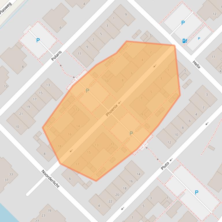Kaart van postcodegebied 2743MT.