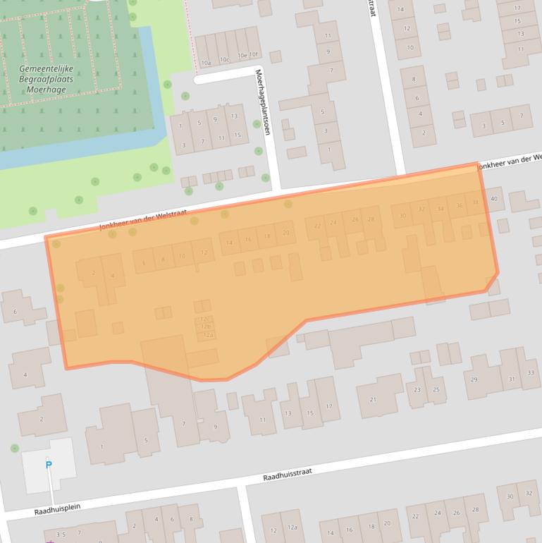 Kaart van postcodegebied 2751AJ.