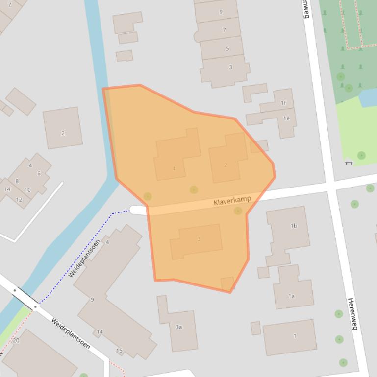 Kaart van postcodegebied 2751CA.