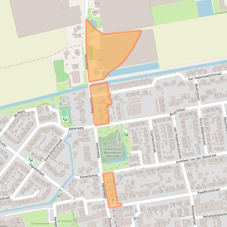 Kaart van postcodegebied 2751DA.