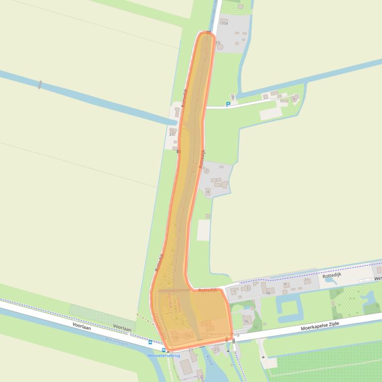 Kaart van postcodegebied 2751DR.