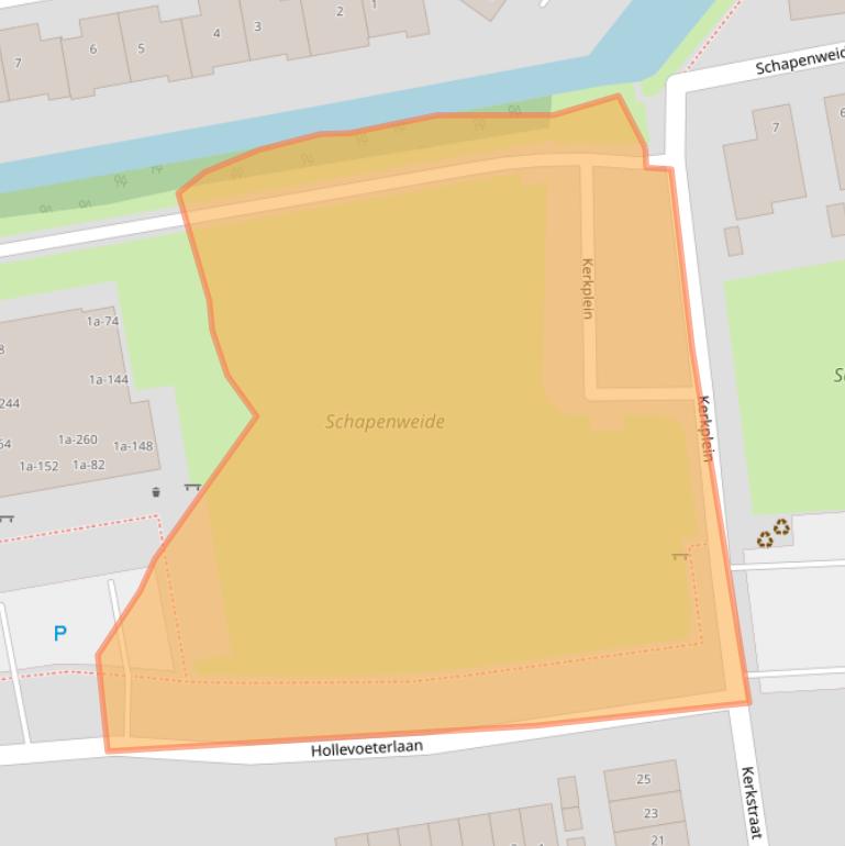 Kaart van postcodegebied 2751EA.