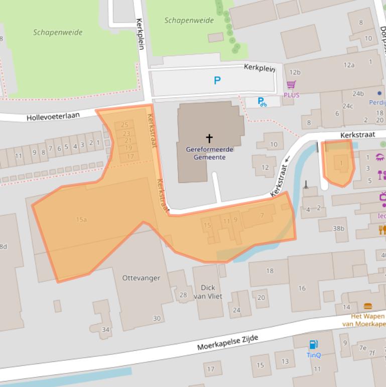 Kaart van postcodegebied 2751EB.