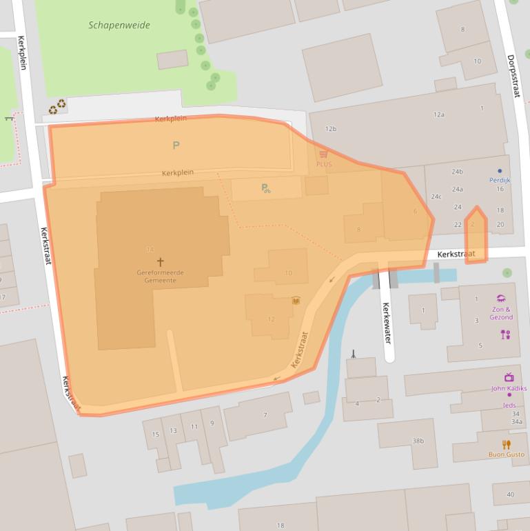 Kaart van postcodegebied 2751EC.