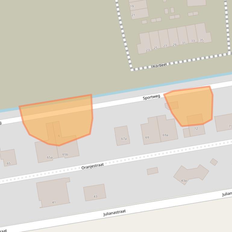 Kaart van postcodegebied 2751ER.