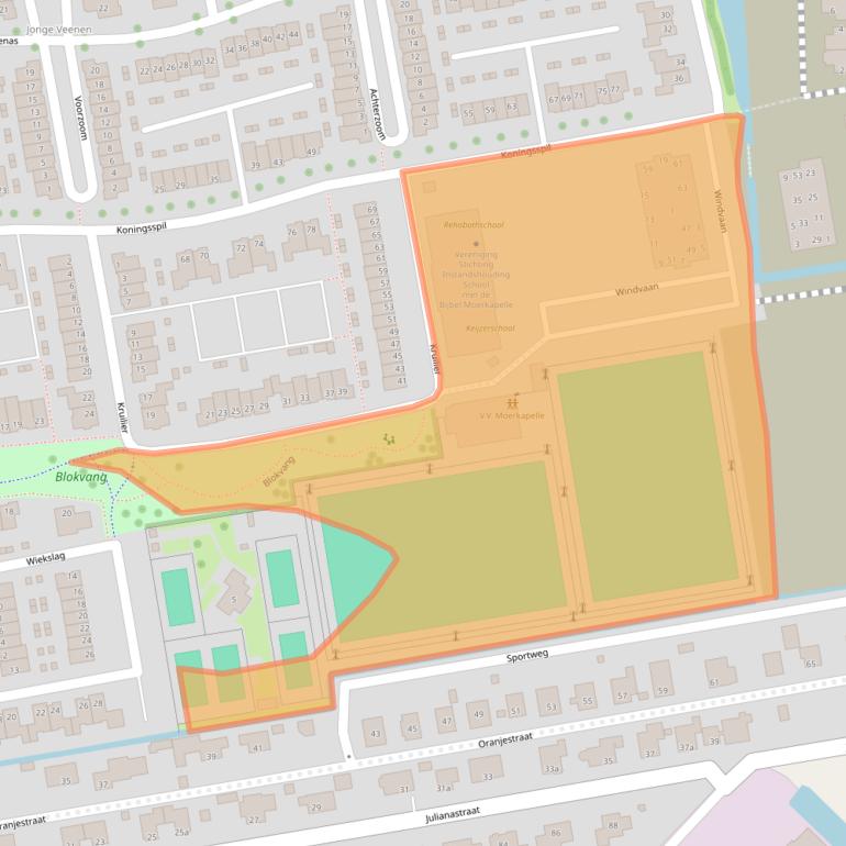 Kaart van postcodegebied 2751ES.