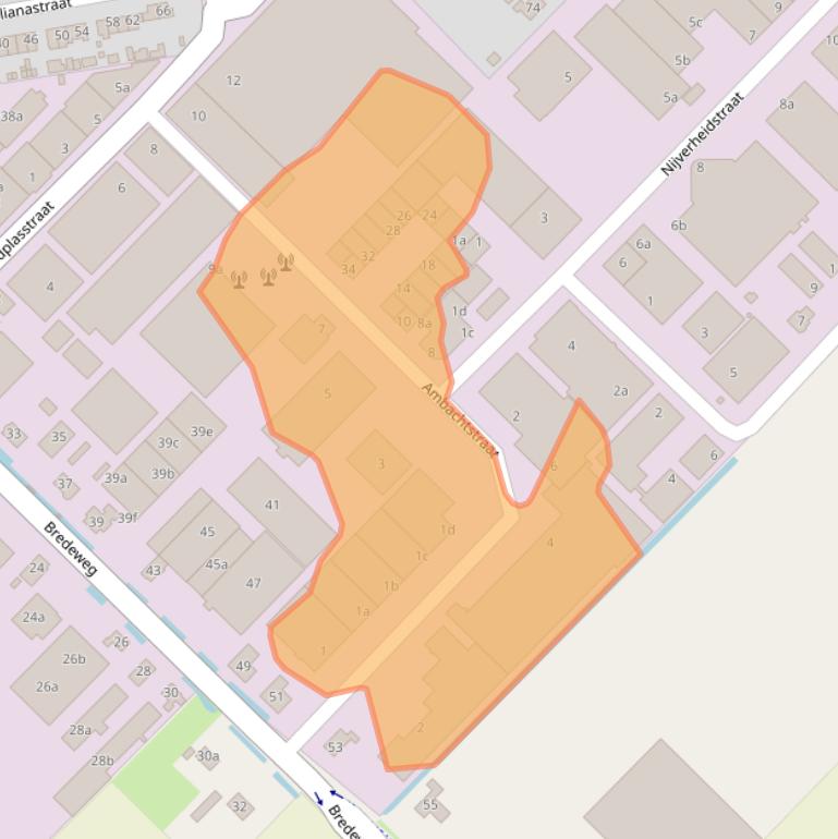 Kaart van postcodegebied 2751GP.