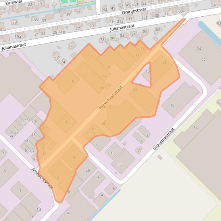 Kaart van postcodegebied 2751GR.