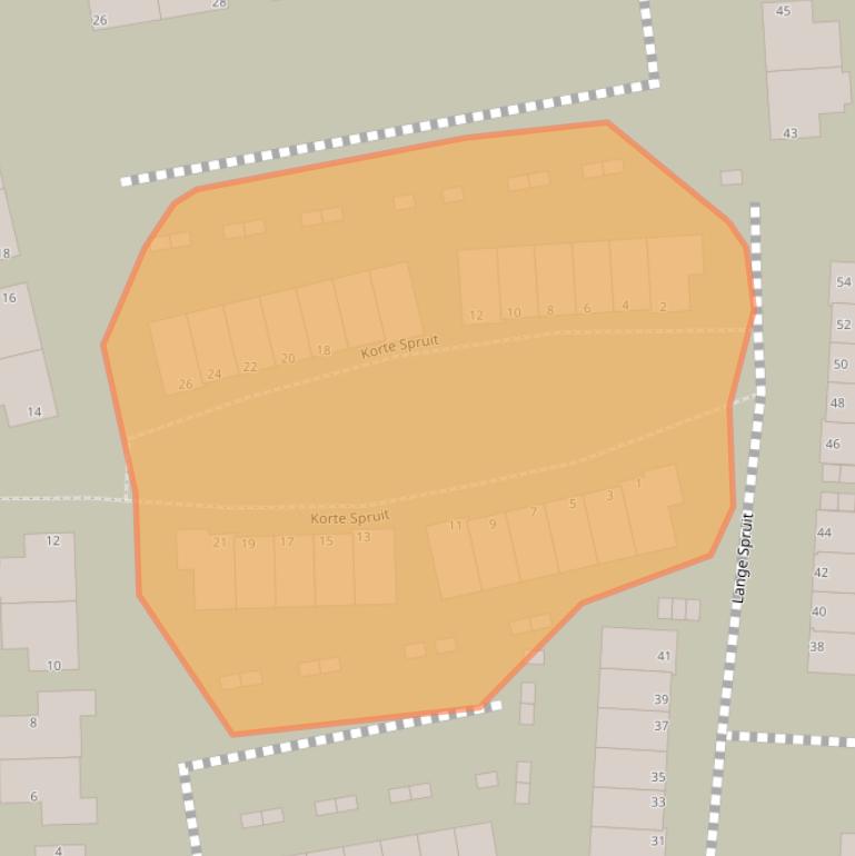 Kaart van postcodegebied 2751HS.