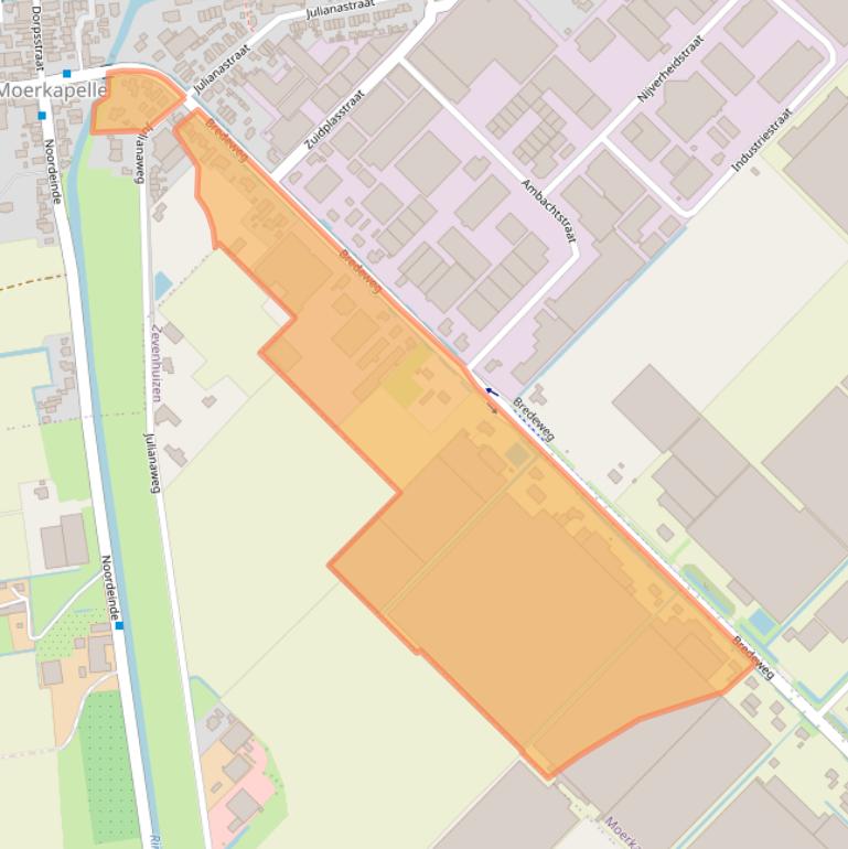 Kaart van postcodegebied 2752AA.