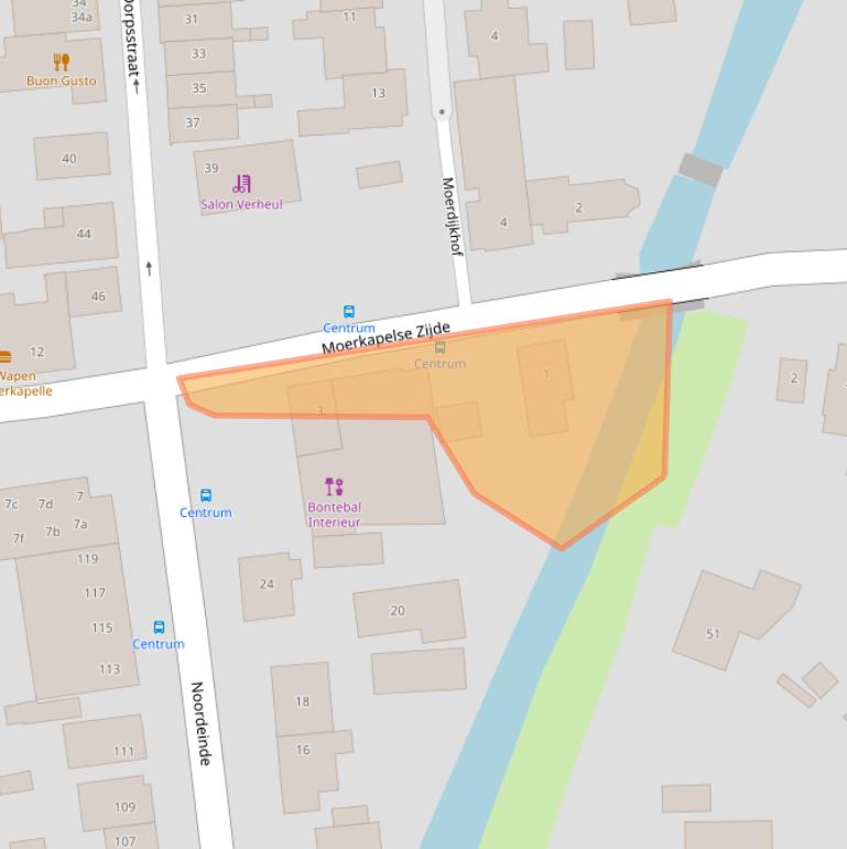 Kaart van postcodegebied 2752BA.