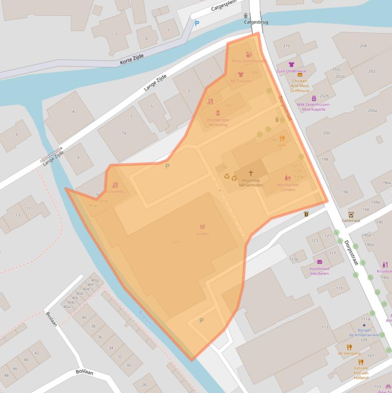 Kaart van postcodegebied 2761AL.