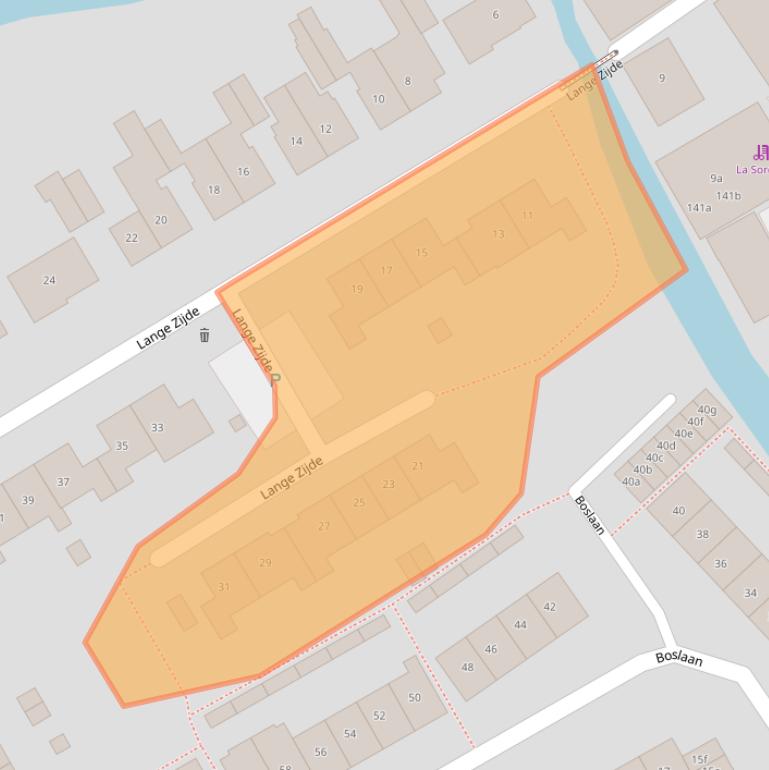 Kaart van postcodegebied 2761AZ.