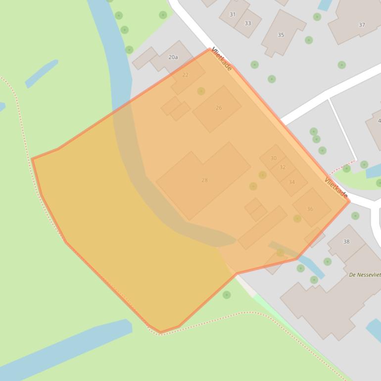 Kaart van postcodegebied 2761DS.