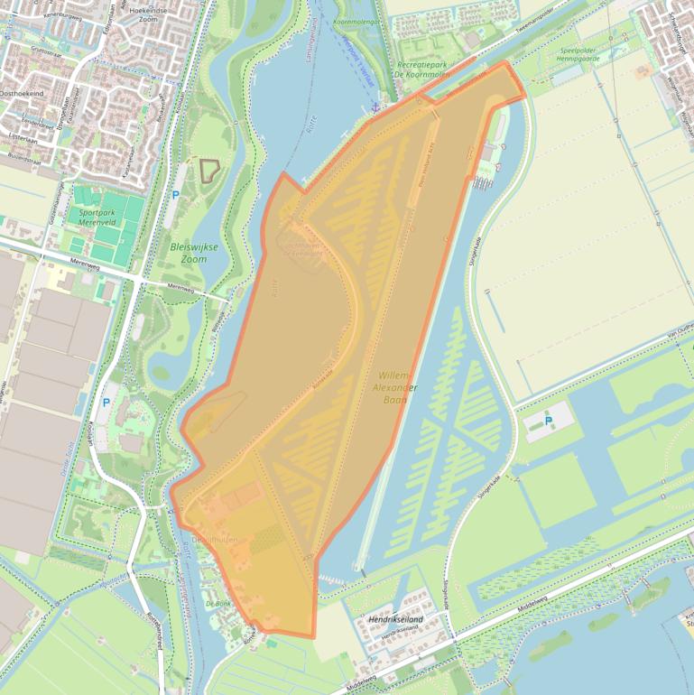 Kaart van postcodegebied 2761EA.