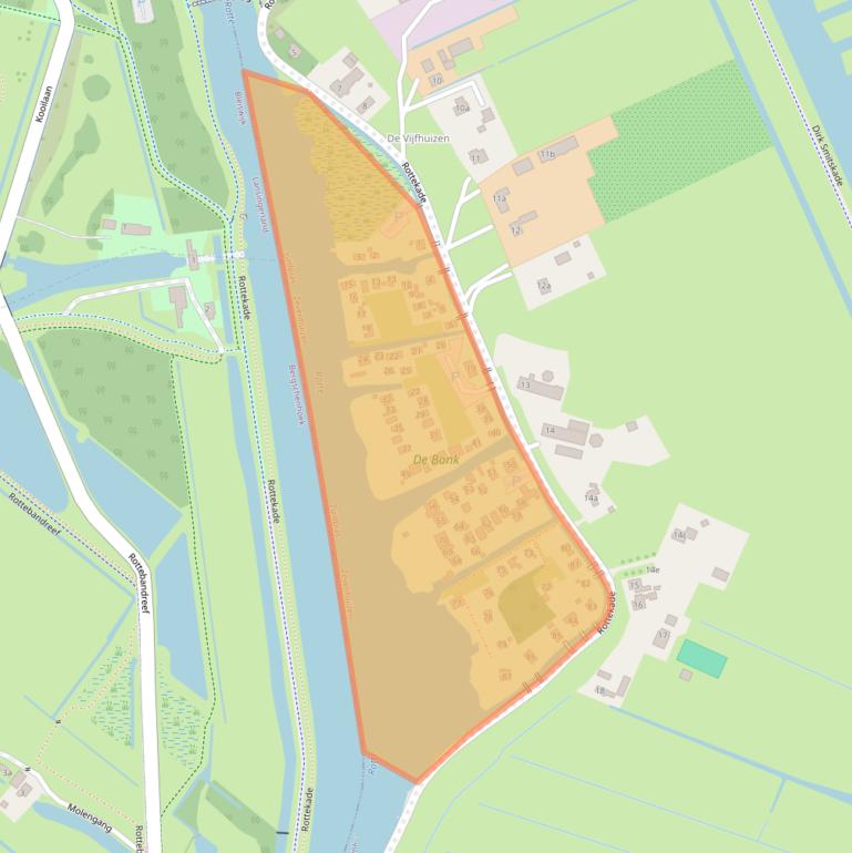 Kaart van postcodegebied 2761EG.