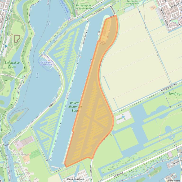 Kaart van postcodegebied 2761EH.