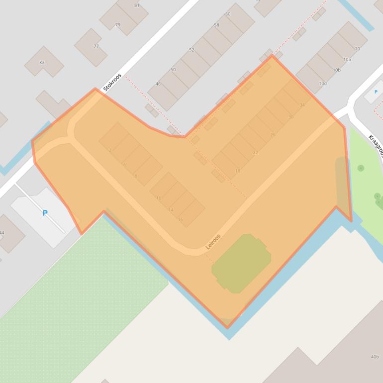 Kaart van postcodegebied 2761EW.