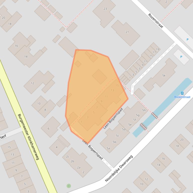 Kaart van postcodegebied 2761EZ.