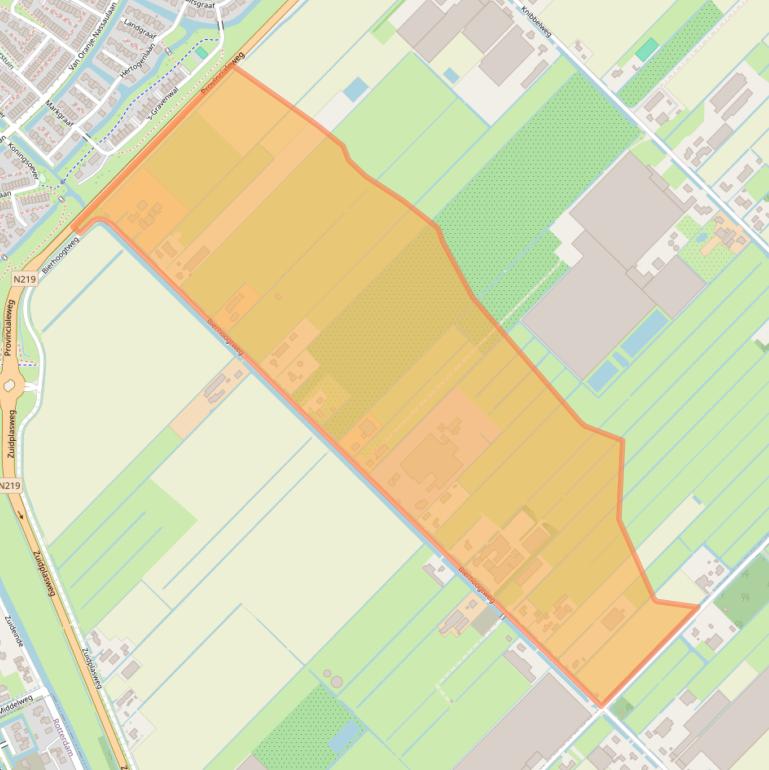 Kaart van postcodegebied 2761JH.