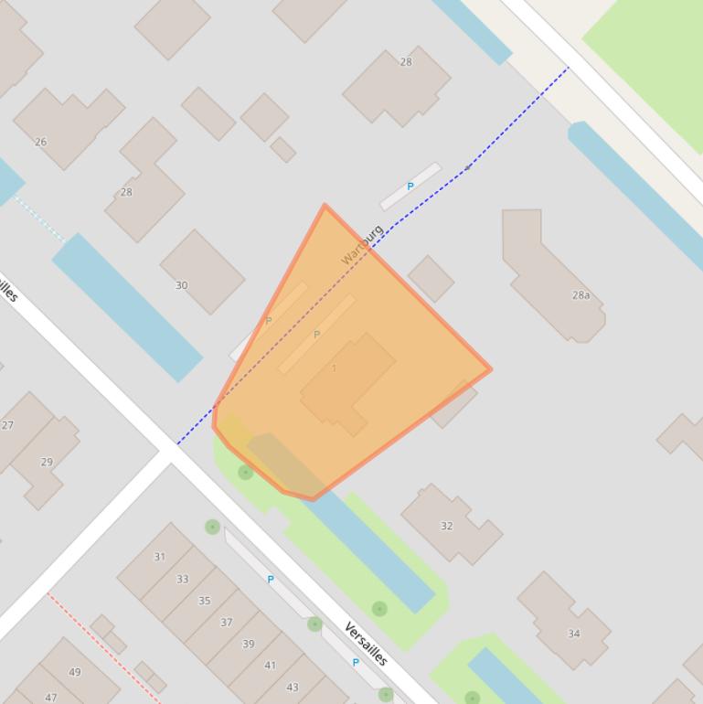 Kaart van postcodegebied 2761MG.