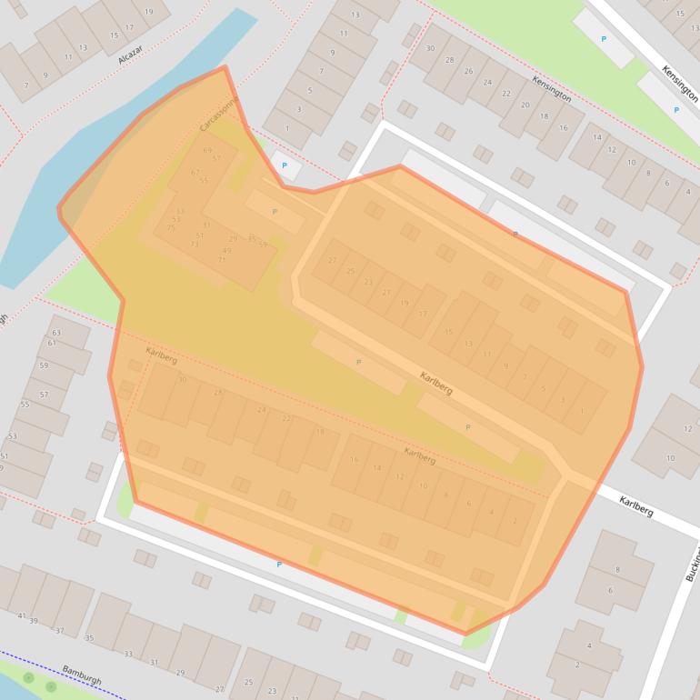 Kaart van postcodegebied 2761MJ.