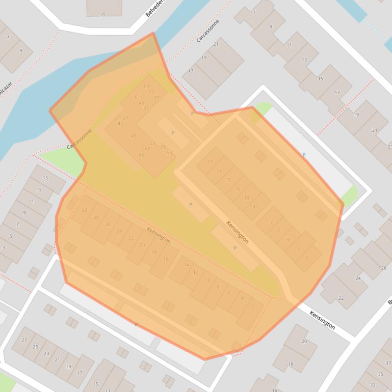 Kaart van postcodegebied 2761ML.