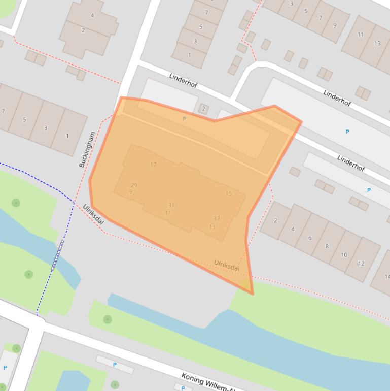 Kaart van postcodegebied 2761MM.