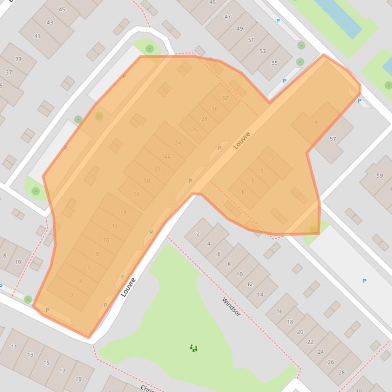 Kaart van postcodegebied 2761MT.
