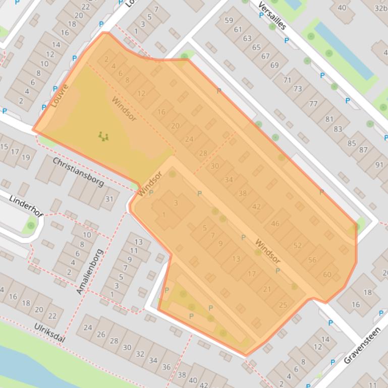 Kaart van postcodegebied 2761MV.