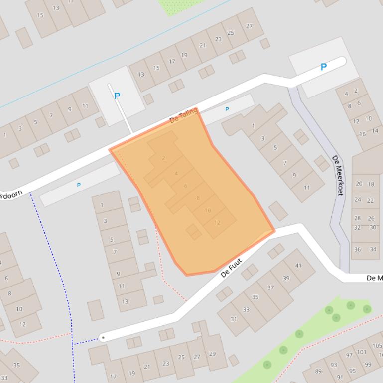 Kaart van postcodegebied 2761SN.