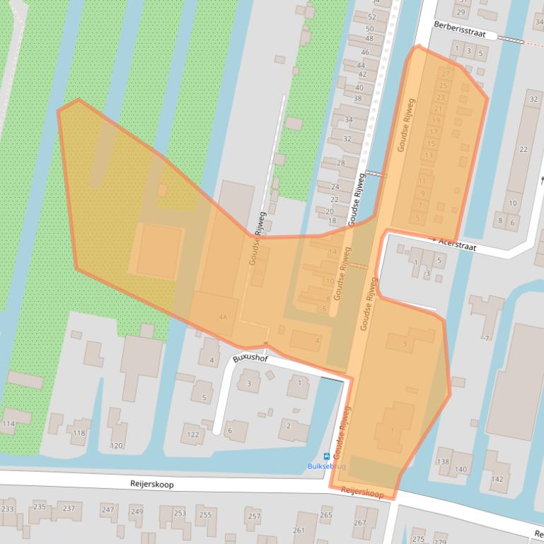 Kaart van postcodegebied 2771AE.
