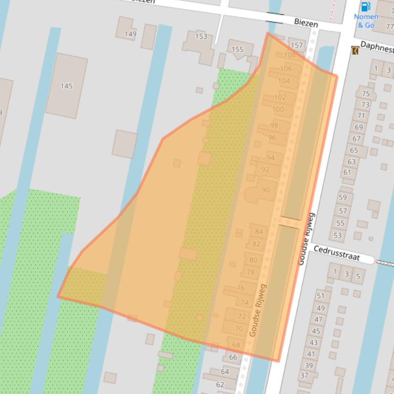 Kaart van postcodegebied 2771AL.