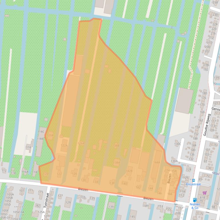 Kaart van postcodegebied 2771CP.