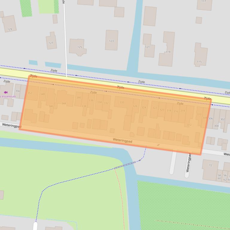 Kaart van postcodegebied 2771EX.