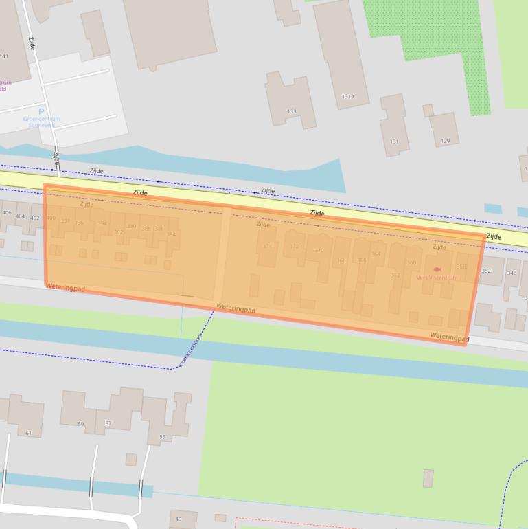 Kaart van postcodegebied 2771EZ.